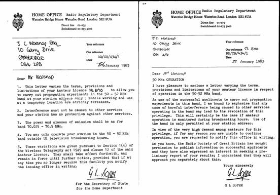 John’s 1983 six metre permit